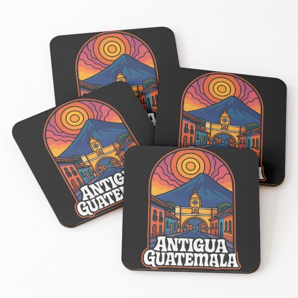 Item preview, Antigua Guatemala Retro Trippy Art Travel designed and sold by TomFrontierArt.