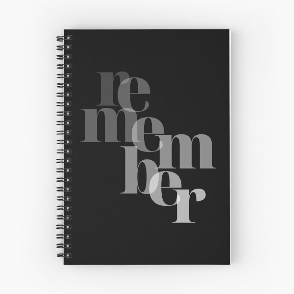 Item preview, Remember - Minimalist Zen Typography Poster - Black designed and sold by Lucia Fontes.