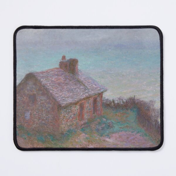 Item preview, The Customs House at Varengeville by Claude Monet: Coastal Impressionist Poster designed and sold by artofuniverse.