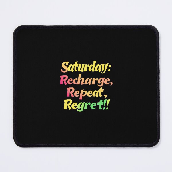 Item preview, Saturday recharge or not designed and sold by Kat's Design Hub.