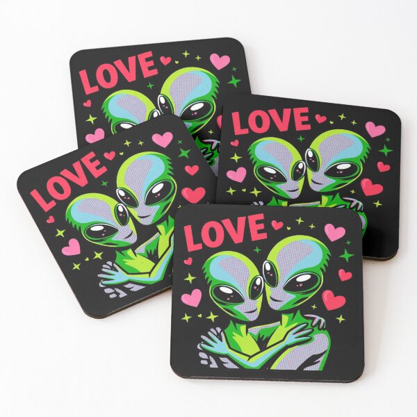 Item preview, Resident Alien Love – Funny Alien Valentine Sci-Fi Romance Design designed and sold by ALL ART .