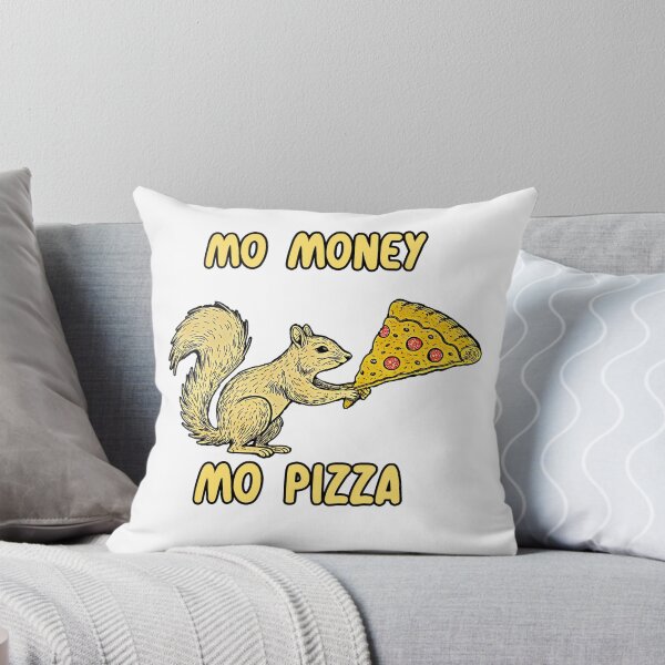 Item preview, Mo Money Mo Pizza Funny Squirrel Eating Pepperoni Slice designed and sold by TeeARTHY.