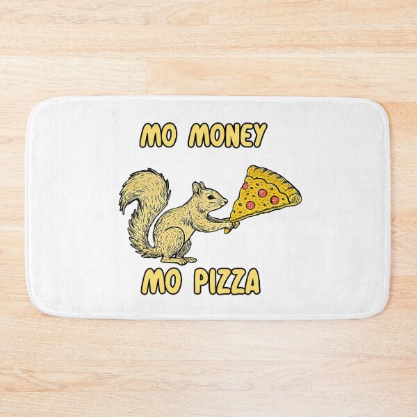 Item preview, Mo Money Mo Pizza Funny Squirrel Eating Pepperoni Slice designed and sold by TeeARTHY.