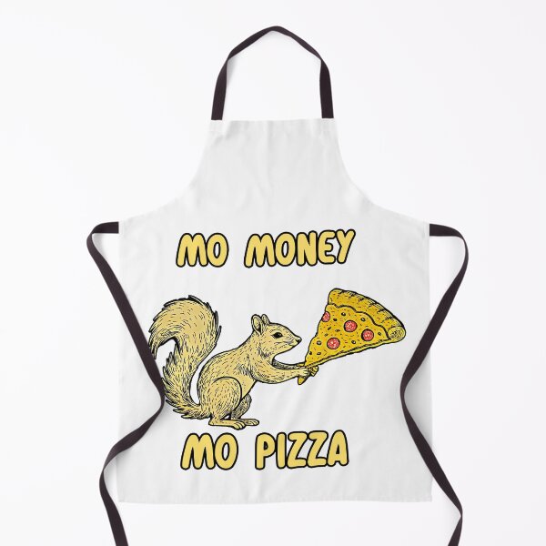 Item preview, Mo Money Mo Pizza Funny Squirrel Eating Pepperoni Slice designed and sold by TeeARTHY.