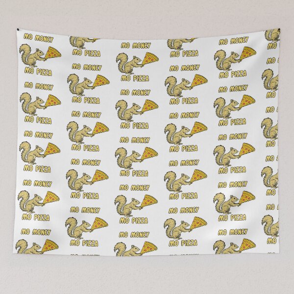 Item preview, Mo Money Mo Pizza Funny Squirrel Eating Pepperoni Slice designed and sold by TeeARTHY.