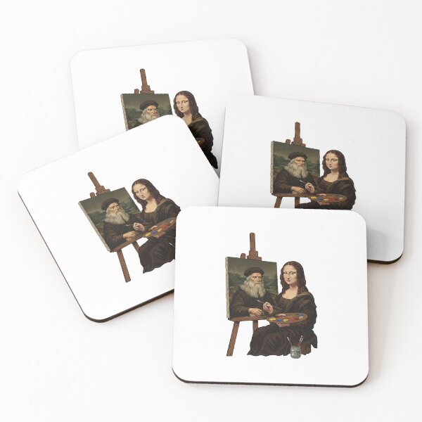 Item preview, Leonardo da Vinci Painting Mona Lisa Art History Humor designed and sold by TeeARTHY.