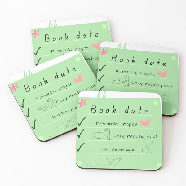 Item preview, Green Book Date | Valentine's Collection designed and sold by Nyxander's Bookish Catalogue.