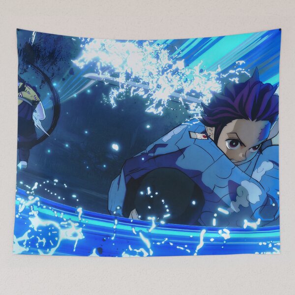 Item preview, Tanjiro Kamado Demon Slayer Anime Art designed and sold by PosterFuel.
