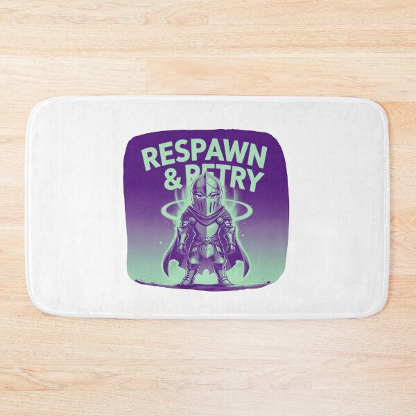 Item preview, Respawn and Retrial esports mindset designed and sold by SloganSauce.