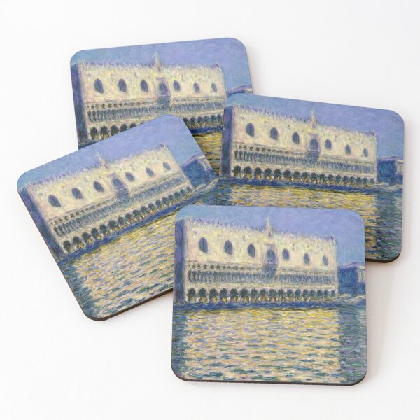 Item preview, The Doges Palace Le Palais Ducal by Claude Monet: Venetian Impressionist Poster designed and sold by artofuniverse.