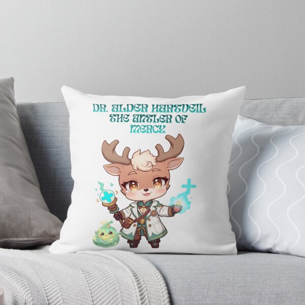 Item preview, Dr. Alder Hartveil – The Antler of Mercy | Fantasy Deer Doctor Healer Art designed and sold by Monzora.