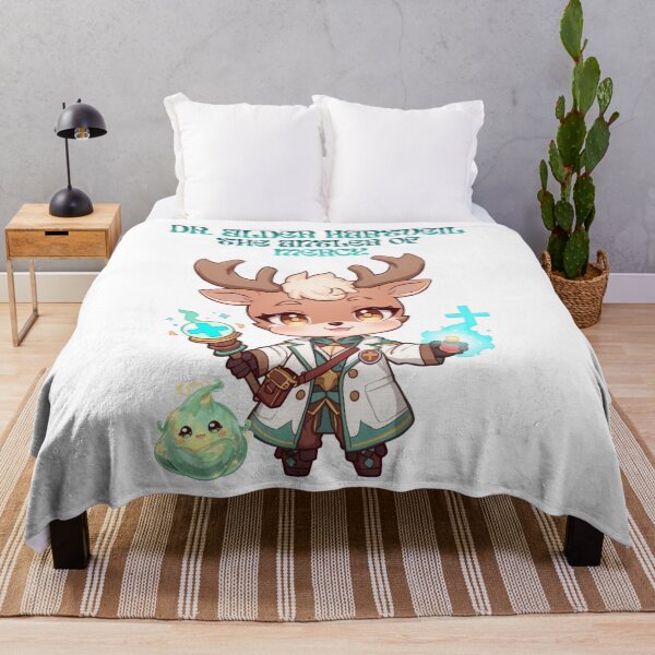Item preview, Dr. Alder Hartveil – The Antler of Mercy | Fantasy Deer Doctor Healer Art designed and sold by Monzora.
