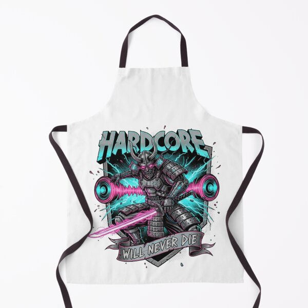 Item preview, Hardcore will never die samurai warrior designed and sold by RichTeeDesigns.