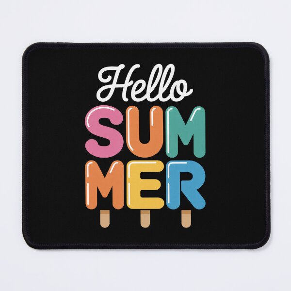Item preview, Hello Summer Vacation Ice Cream Popsicle Ice Lolly Gift Men Women Girls Kids designed and sold by traceydowns.