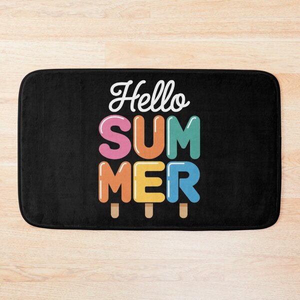 Item preview, Hello Summer Vacation Ice Cream Popsicle Ice Lolly Gift Men Women Girls Kids designed and sold by traceydowns.