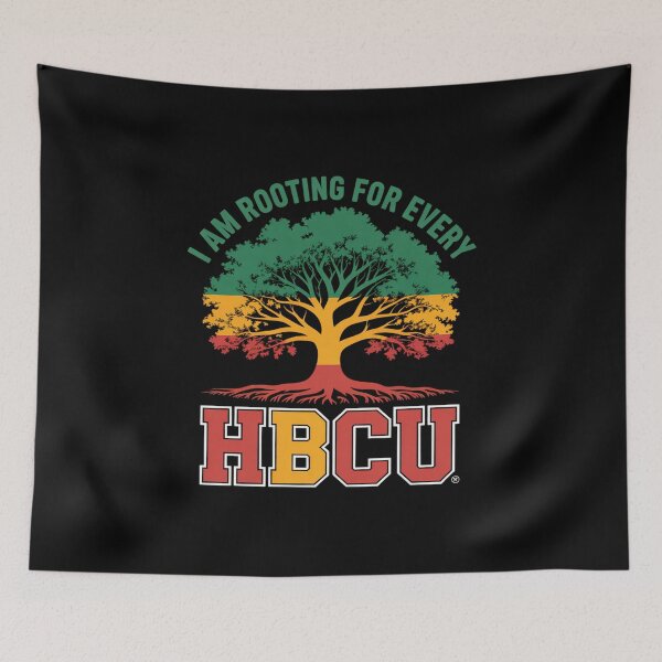 Item preview, HBCU Black History Month I'm Rooting For Every HBCU Educated designed and sold by KristieRamsey.