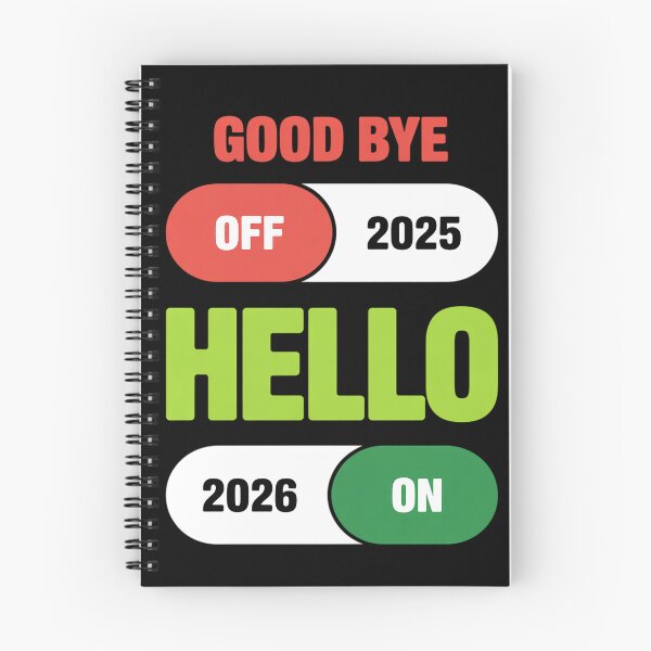 Item preview, Happy New Year 2026 Goodbye 2025 Hello 2026 designed and sold by KristieRamsey.