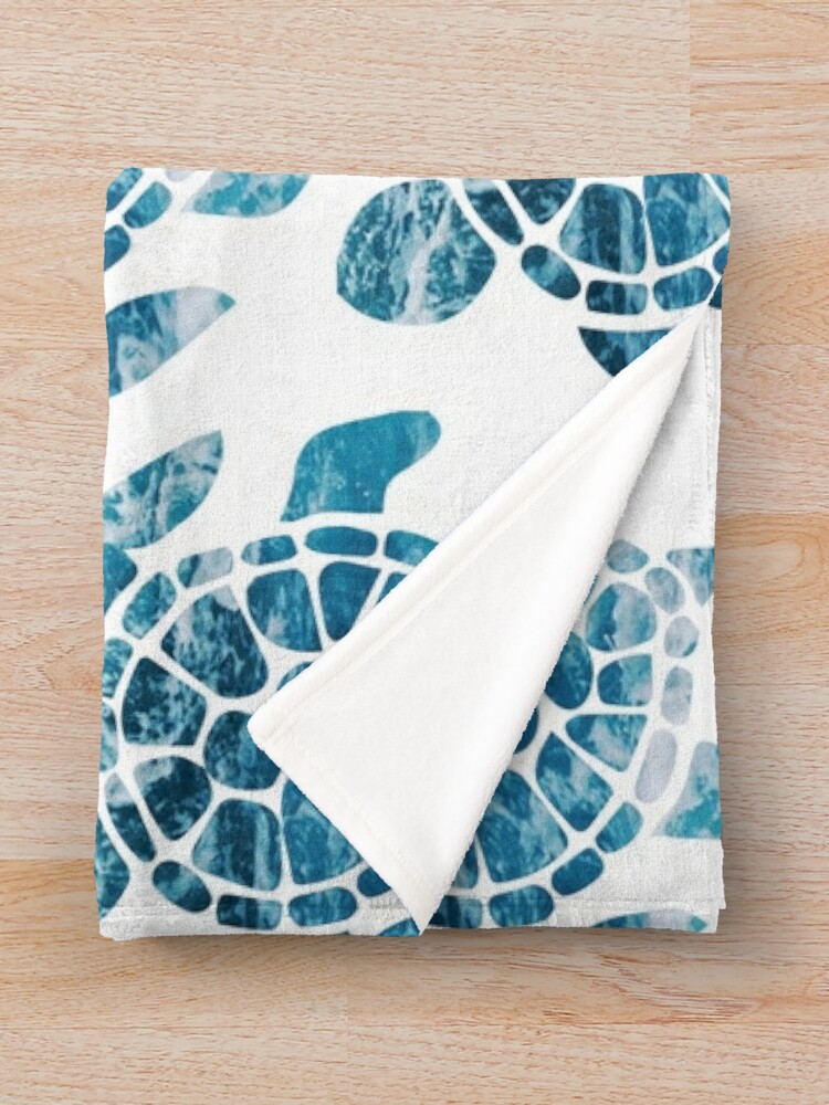 "Ocean Sea Turtle" Throw Blanket by emilystp23 | Redbubble