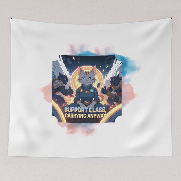 Item preview, Support Class Carrying Anyway gamer humor designed and sold by SloganSauce.