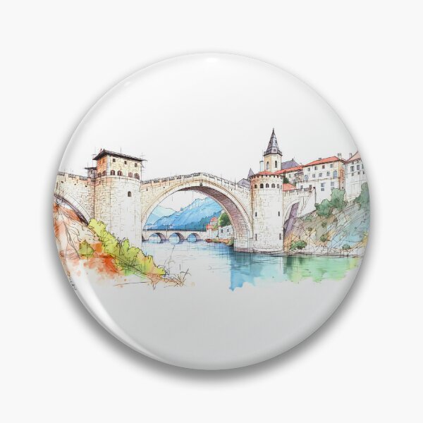 Item preview, Stari Most (Old Bridge) in Mostar, Bosnia and Herzegovina.  designed and sold by Lilja888.