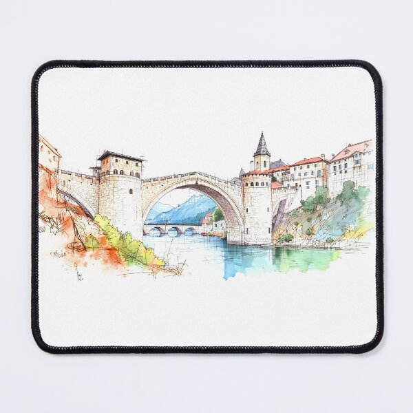 Item preview, Stari Most (Old Bridge) in Mostar, Bosnia and Herzegovina. designed and sold by Lilja888.