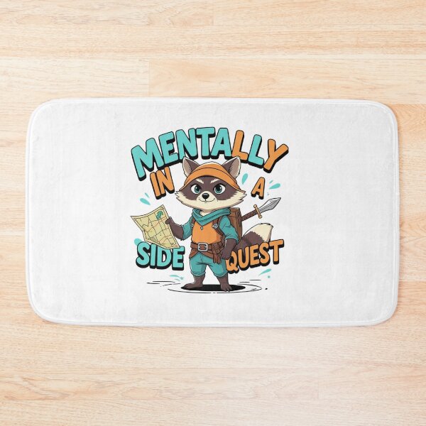 Item preview, Mentally in a Side Quest designed and sold by SloganSauce.