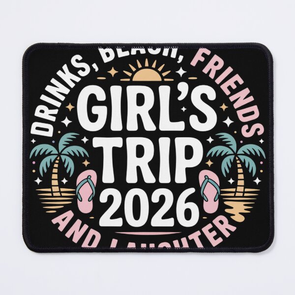 Item preview, Girls Trip 2026 Beach Friends Drinks Vacation designed and sold by KristieRamsey.