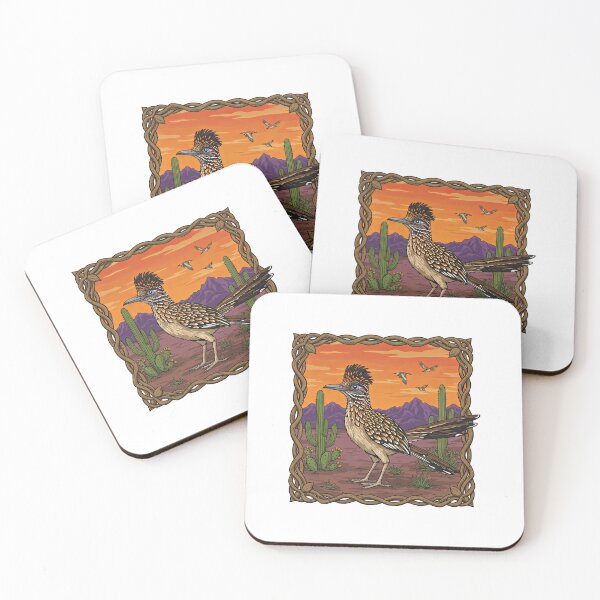 Item preview, Desert Roadrunner Bird Southwest Landscape designed and sold by TeeARTHY.