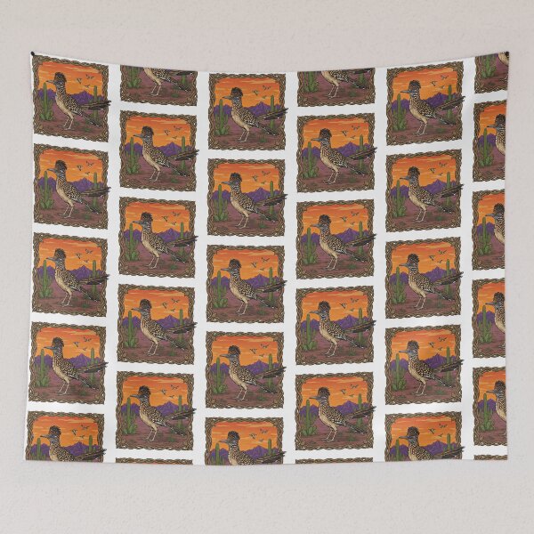 Item preview, Desert Roadrunner Bird Southwest Landscape designed and sold by TeeARTHY.
