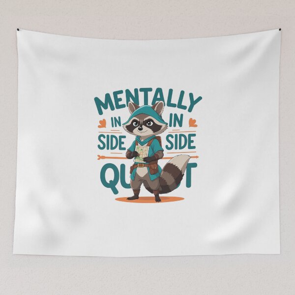 Item preview, Mentally in a Side Quest rpg humor designed and sold by SloganSauce.