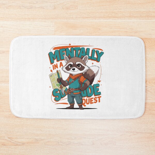 Item preview, Mentally in a Side Quest gaming meme designed and sold by SloganSauce.