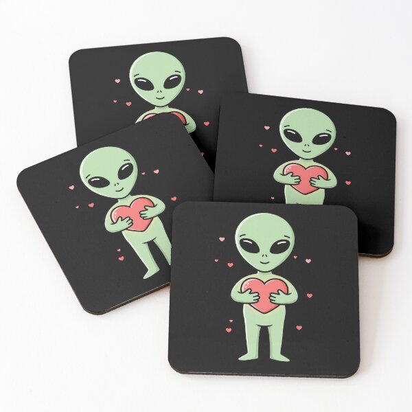 Item preview, Resident Alien Love – Funny Alien Valentine Sci-Fi Romance Design designed and sold by ALL ART .