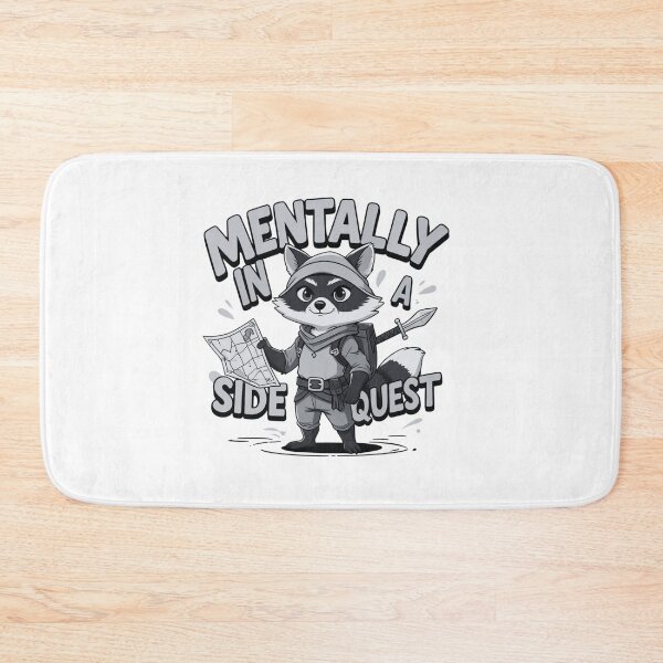 Item preview, Mentally in a Side Quest gamer life designed and sold by SloganSauce.
