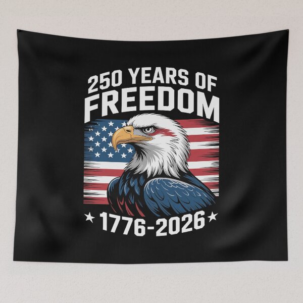 Item preview, Flag 250 Years American 1776 2026 250th USA Birthday designed and sold by KristieRamsey.