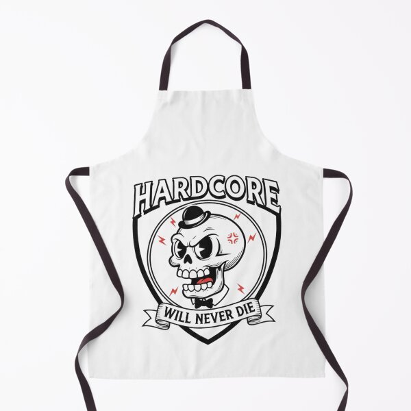 Item preview, Hardcore will never die skull designed and sold by RichTeeDesigns.