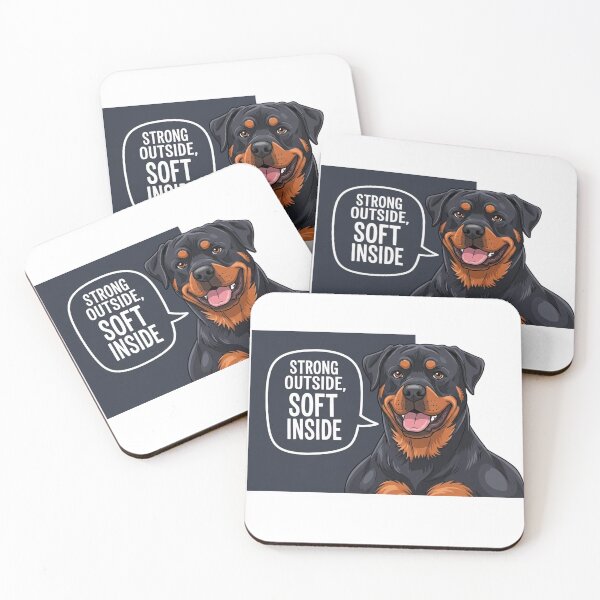 Item preview, Rottweiler Big Heart Cartoon designed and sold by josiasalves65.