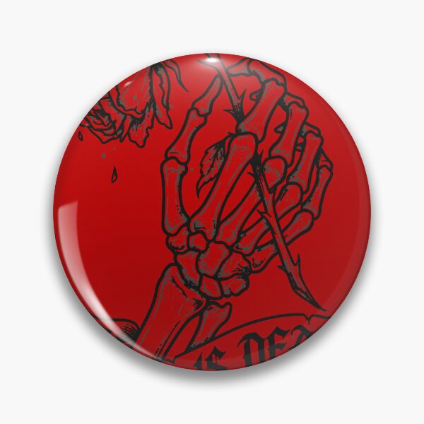 Item preview, anti valentime day LOVE IS DEAD designed and sold by Everyday Epics.