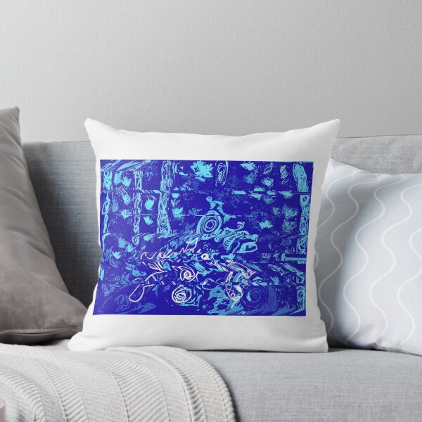 Item preview, Creative play blue glitched path of peace designed and sold by Aimzeescrazycreations.