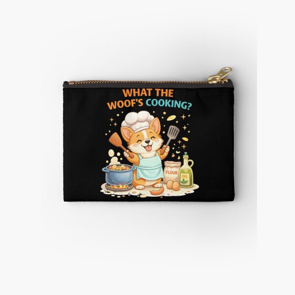 Item preview, What the Woof’s Cooking? Cute Chef Corgi designed and sold by Papier Atelier Art.