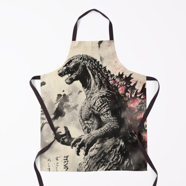 Item preview, Godzilla Kaiju Monster Sumi-e designed and sold by AnimeArsenalPrints.