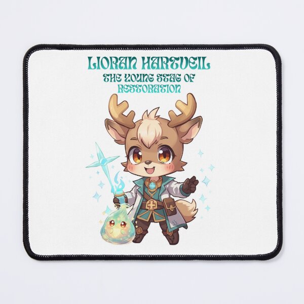 Item preview, Lioran Hartveil – Young Stag of Restoration | Fantasy Deer Healer Doctor designed and sold by Monzora.