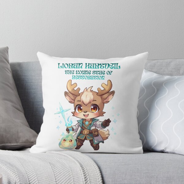 Item preview, Lioran Hartveil – Young Stag of Restoration | Fantasy Deer Healer Doctor designed and sold by Monzora.