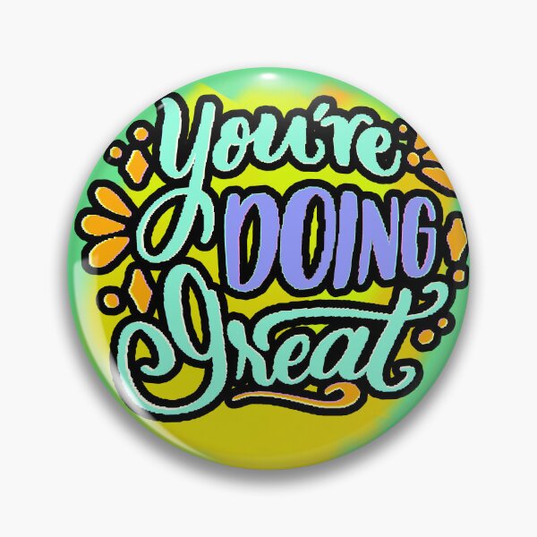 Item preview, You're Doing Great – Motivational Phrase with Modern and Beautiful Typography designed and sold by AstronautMerch.