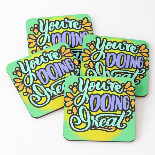 Item preview, You're Doing Great – Motivational Phrase with Modern and Beautiful Typography designed and sold by AstronautMerch.