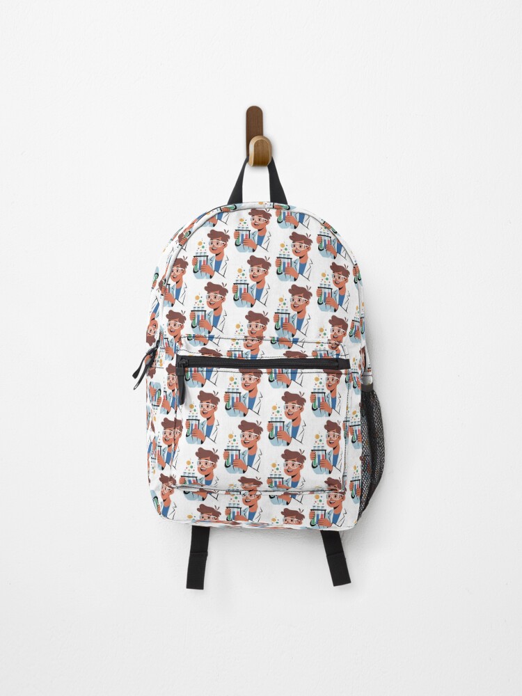 Thumbnail 1 of 3, Backpack, Lab Tech With Test Tubes designed and sold by McVrax.
