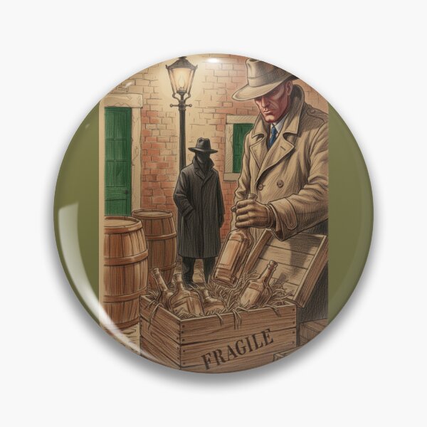 Item preview, URBAN NOIR - Contraband Night - Mystery Scene designed and sold by Urban-InkStudio.