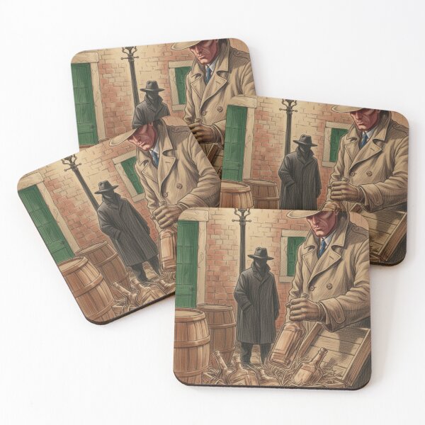 Item preview, URBAN NOIR - Contraband Night - Mystery Scene designed and sold by Urban-InkStudio.
