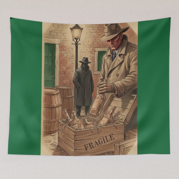 Item preview, URBAN NOIR - Contraband Night - Mystery Scene designed and sold by Urban-InkStudio.