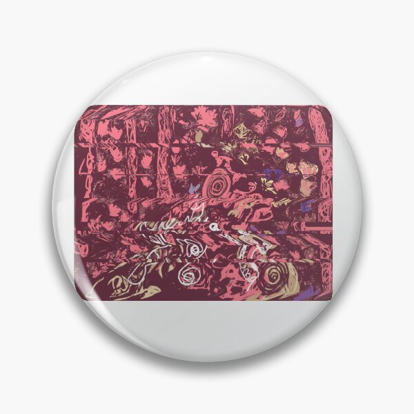 Aperçu de l'œuvre Chemin de paix rose et marron glitché créée et vendue par Aimzeescrazycreations.