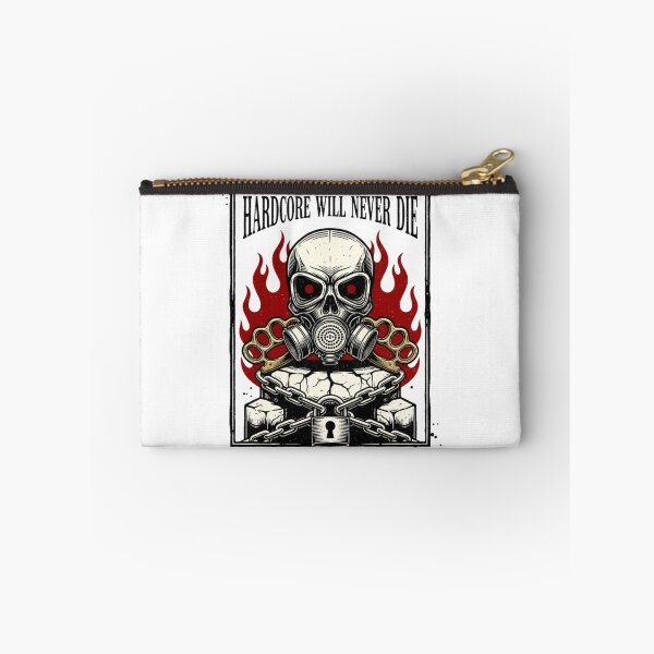 Item preview, Hardcore will never die skull designed and sold by RichTeeDesigns.